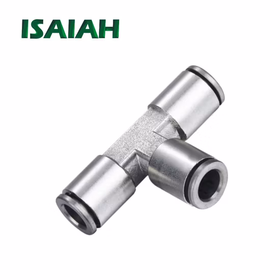 Wholesaler Price Straight Copper Plug Connector Pneumatic Parts Brass Push in Air Fittings