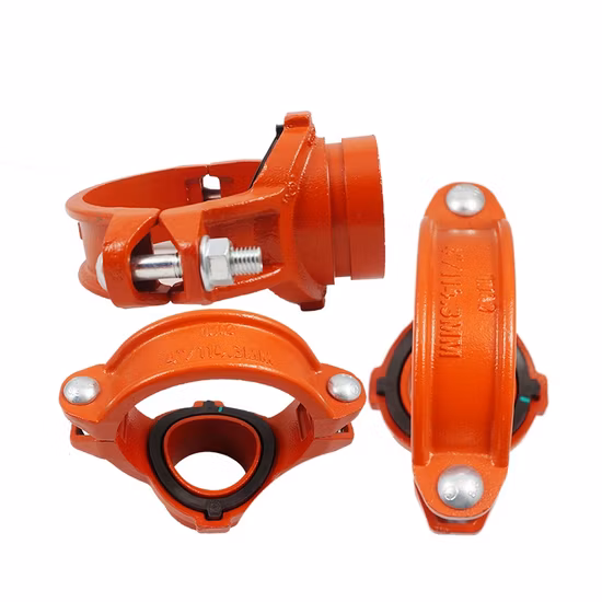 China Manufacture Ductile Iron Grooved Fitting Steel Pipe Coupling FM/UL